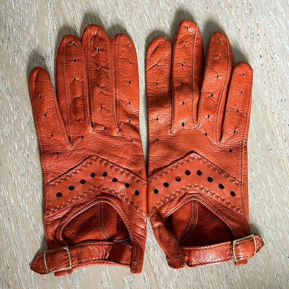 Leather driving gloves - Picture 3 of 8